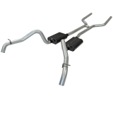 1967-1968 Chevrolet Flowmaster American Thunder Exhaust System, 2.5 Inch, Aluminized, Dual Side Exit Image