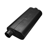 Flowmaster 70 Series Muffler, 3 In. Offset Inlet, 3 In. Center Outlet, Mild Tone: 53071 Image