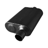 Flowmaster 40 Series Muffler 409S, 2.25 In. Offset Inlet, 2.25 In. Offset Outlet, Aggressive Tone Image