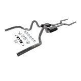 1968-1972 Chevrolet Flowmaster American Thunder Exhaust System, 3 Inch, Stainless, Dual Rear Exit Image