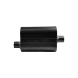 Flowmaster Super 40 Series Muffler 409S, 2.5 In. Offset Inlet, 2.5 In. Center Outlet, Aggressive Image