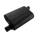 Flowmaster 40 Series Delta Muffler, 2 In. Offset Inlet, 2 In. Offset Outlet, Aggressive Image