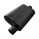 Flowmaster 40 Series Delta Muffler, 2.5 In. Offset Inlet, 2.5 In. Center Outlet, Aggressive Image
