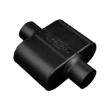 Flowmaster 10 Series Race Muffler, 3 In. Center Inlet, 3 In. Center Outlet, Aggressive Image