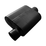 Flowmaster 10 Series Race Muffler, 3 In. Offset Inlet, 3 In. Center Outlet, Aggressive: 9430119 Image