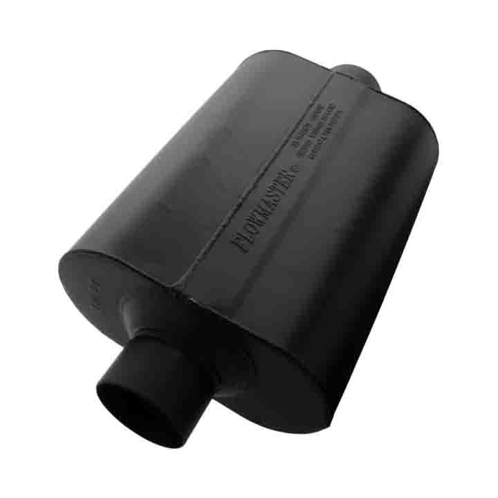 thumbnail image 2 of Flowmaster Super 40 Muffler – 2.25" Offset In/Out – Aggressive Sound – Model 952448 2 of 6