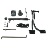 1969-1974 Nova Big Block Clutch Linkage Auto to Manual Conversion Kit (with Headers) Image