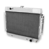 1964-1967 Chevelle L6-V8 250-307-327-396-427 Frostbite Aluminum Radiator, 3 Row Image