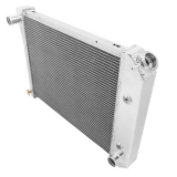1978-1988 Cutlass 307-350 V8 Frostbite Aluminum Radiator, 4 Row, for 20-3-4 In. Wide Core Image