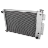 1967-1969 Camaro V8 350-396-400-427 Frostbite Aluminum Radiator, 27-1-2 in. 2 Row, for 23 In. Wide Core Image