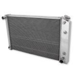 1978-1987 El Camino V8 Frostbite Aluminum Radiator, 2 Row, for 26 In. Wide Core Image