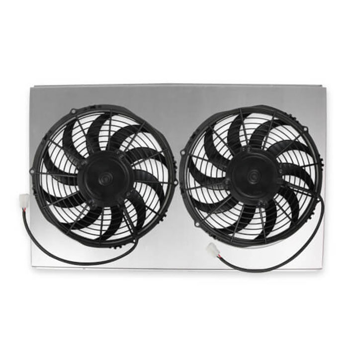 1968-1973 Chevelle Frostbite High Performance Fan & Shroud Package, 2 x 14 In. Fans: FB501H