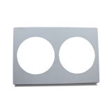 1978-1988 Cutlass Frostbite Direct Fit Aluminum Fan Shroud, 2 x 12 In. Openings Image