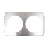 1964-1967 El Camino Frostbite Direct Fit Aluminum Fan Shroud, 2 x 12 In. Openings Image