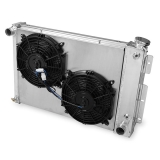 1967-1969 Camaro Frostbite Economy Fan & Shroud Package, 2 x 10 In. Fans Image