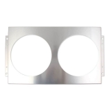 1982-1992 Camaro Frostbite Direct Fit Aluminum Fan Shroud, 2 x 12 In. Openings Image