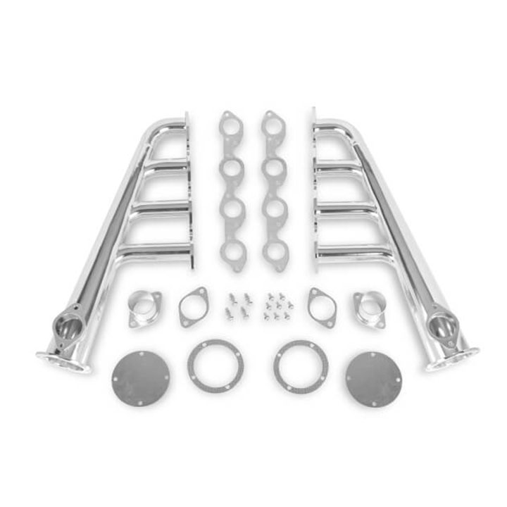 Flowtech BBC Lakester Headers, 1.75 In. Primaries, 4 In. Collector, Stainless Steel