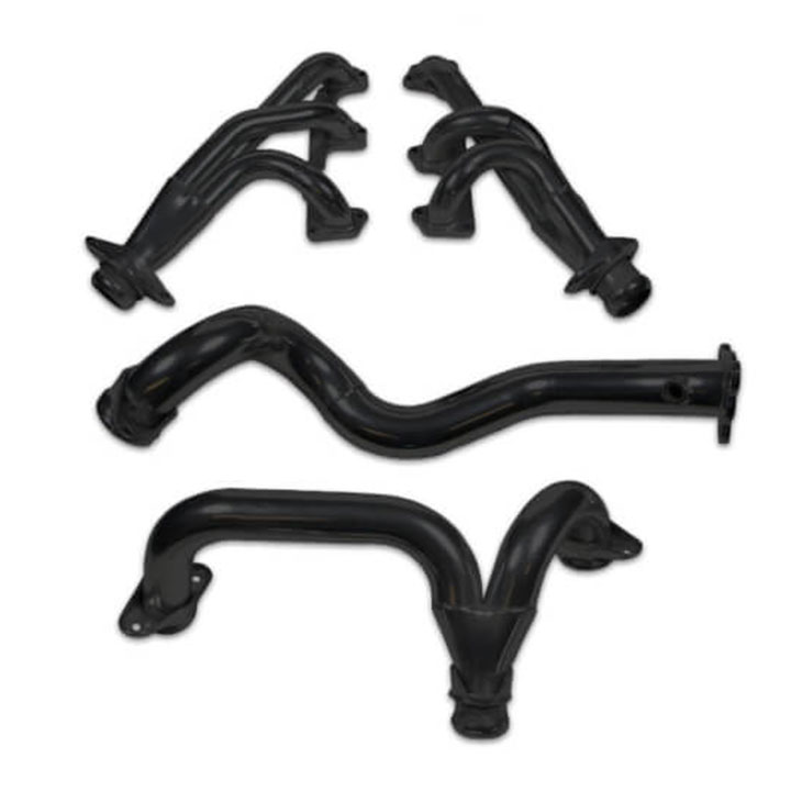 1986-1987 Regal & Grand National Flowtech Mid Length Headers, 86-87 Buick 3.8L Turbo, Black Painted