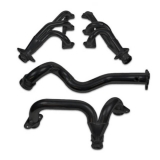 1986-1987 Buick Flowtech Mid Length Headers, 86-87 Buick 3.8L Turbo, Black Painted Image