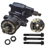 1967-1969 Camaro Power Steering Gear Box Kit With Coupler & Bolts Fast Ratio New Image