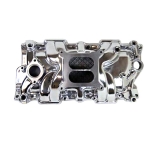 1964-1987 Chevy El Camino Small Block Square Bore Intake Manifold, Satin Finish Image