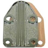 Chevy Small Block Chrome Die Cast Steel Fuel Pump Block Off Plate GCS-S2057X-CLR Image