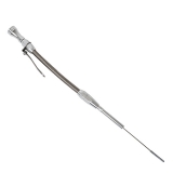 1980-1983 Chevy Chevelle Small Block Billet Aluminum Engine Dipstick With Stainless Braided Tube Image