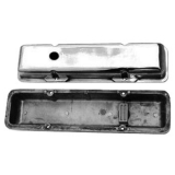 1967-1992 Chevy Camaro Small Block Polished Aluminum Valve Covers Stock Height Image