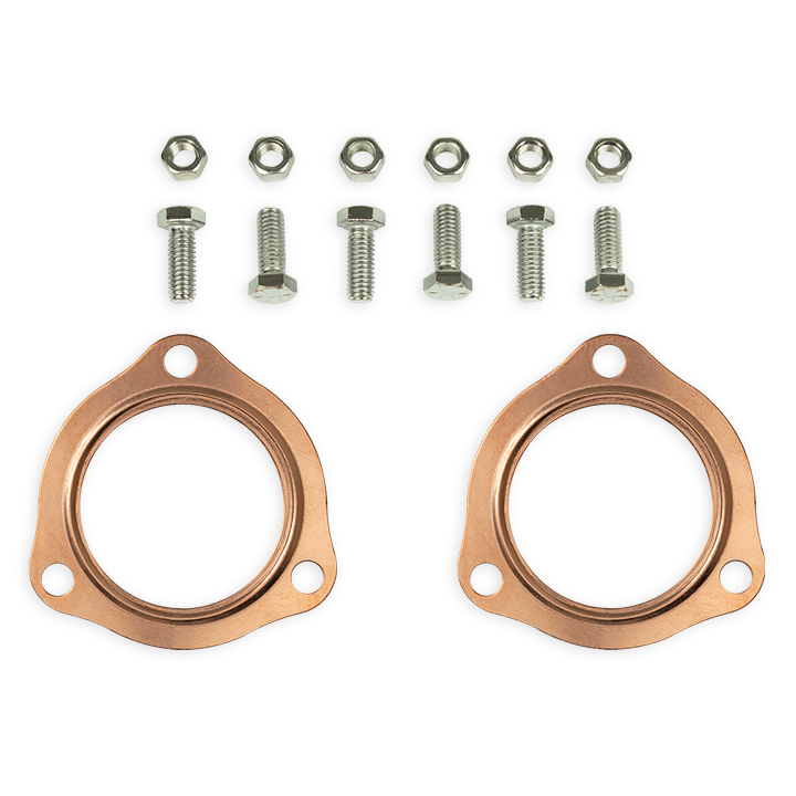 1964-1977 Chevy Chevelle Copper Header Collector Gaskets, 2.5 Inch