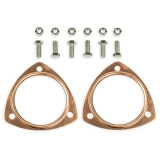 1964-1987 Chevy El Camino Copper Header Collector Gaskets, 3.5 Inch Image