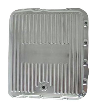 1978-1987 Grand Prix TH700-R4 Polished Finned Transmission Pan Stock Depth