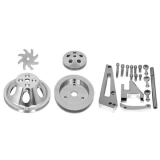 1978-1987 Regal Big Block Single Groove Water Pump Pulley And Bracket Kit For Short Pump Image