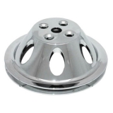 1978-1987 Regal Big Block Satin Aluminum Water Pump Pulley Single Groove For Short Pump Image