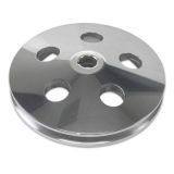 1970-1988 Monte Carlo Billet Power Steering Pulley Single Groove Polished Finish Image