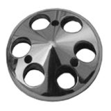 1970-1988 Monte Carlo Billet Aluminum Alternator Pulley Single Groove Satin Finish Image