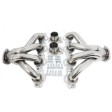 1978-1987 Regal LS Swap Header Kit, Block Hugger Style, Polished Stainless Steel Image