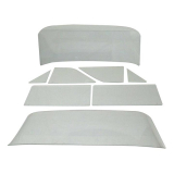 1965 Chevy 2 Nova 2 Door Sedan Complete Glass Kit Clear Glass Image