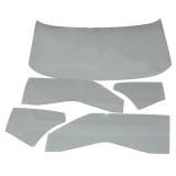 1970-1972 Chevelle Convertible Glass Kit 5 Piece With Antenna Clear Glass Image