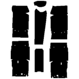 1973-1977 Nova 2 Door Coupe/Sedan Quietride AcoustiShield Floor Kit Image