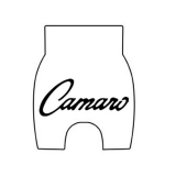1967-69 Camaro Trunk Rubber Floor Mat - Camaro Script: GMF 6769C-TRFM-G-022