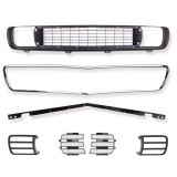 1969 Camaro Rally Sport Complete Grille Kit with Headlight Doors Image