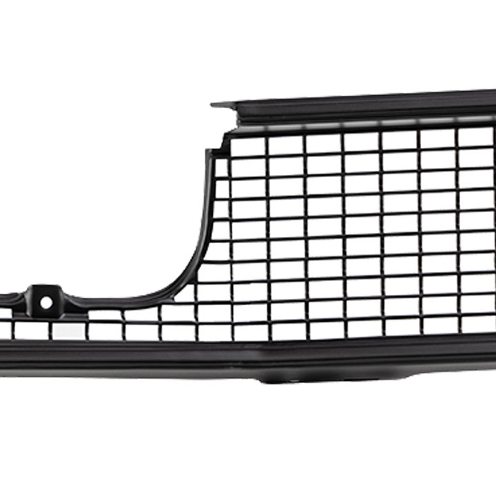 1968 El Camino Grille Kit All Black With Chrome Headlamp Bezels