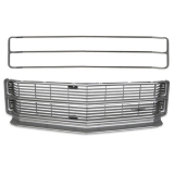 1971 El Camino Grille Kit Malibu Silver Image