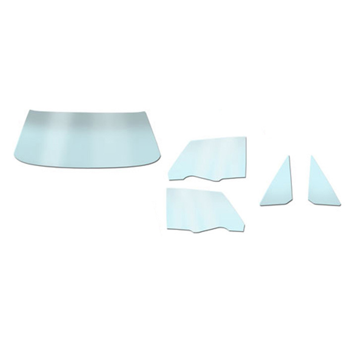 1966-1967 Chevelle Convertible Glass Kit Tinted With Shade Band