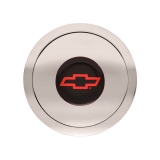 1964-1987 El Camino GT Performance GT9 Billet Horn Button Small, Engraved Color Bowtie Logo Image