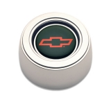 1967-2002 Camaro GT Performance GT3 Billet Horn Button Red Chevy Bowtie Hi-Rise Image