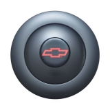 1967-2002 Camaro GT Performance GT9 Billet Horn Button Large Black With Red Bowtie: 21-1162
