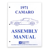 1971 Camaro Factory Assembly Manual