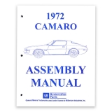 1972 Camaro Factory Assembly Manual
