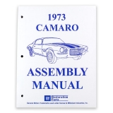 1973 Camaro Factory Assembly Manual Image